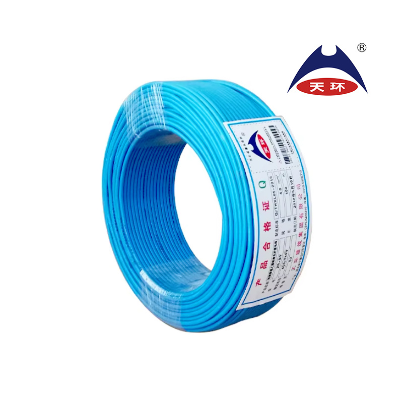 Factory Wholesale H05V-U H07V-U 1.5mm Single Core PVC Insulated Copper Electrical Cable Building Wire for Construction