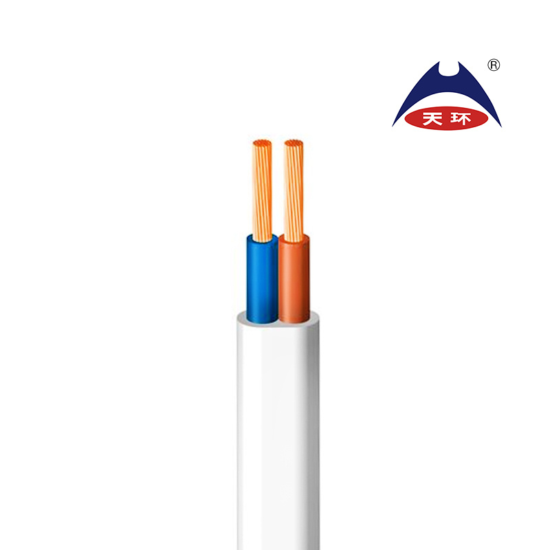 Flat Electric Wire Supplier H05VV2-F Stranded Copper Conductor PVC Insulation and Sheathed Electric Cable