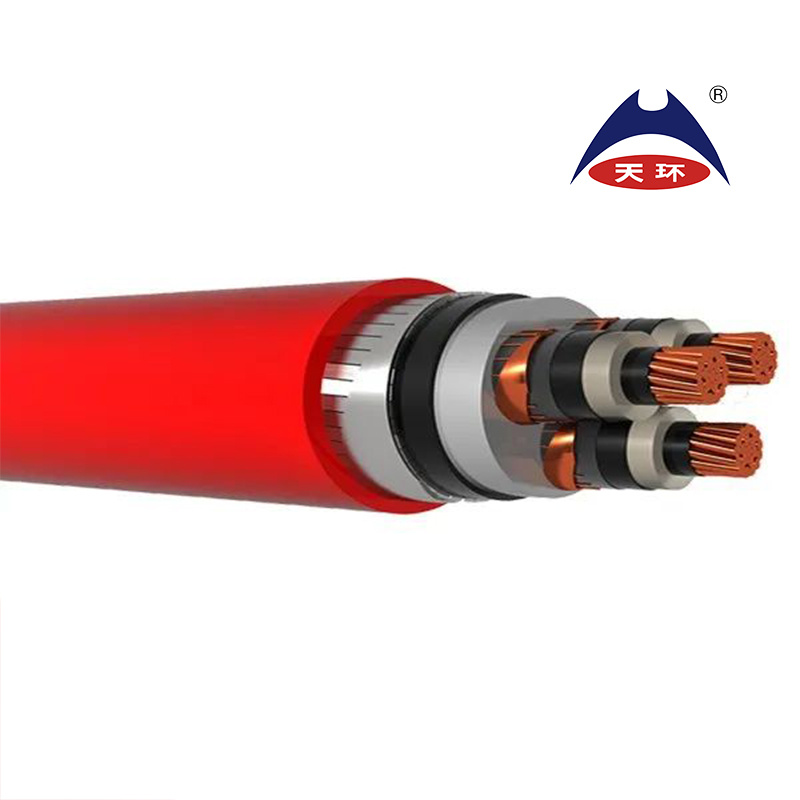 Flexible Cu/XLPE Power Cable with PVC Sheath for Various Applications