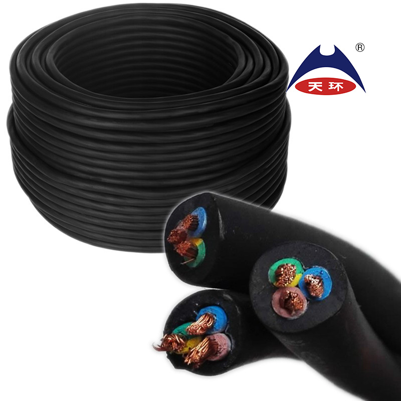 Cabo de Potência Flexível Ho5rr-F com Isolamento Durável em PVC e Borracha