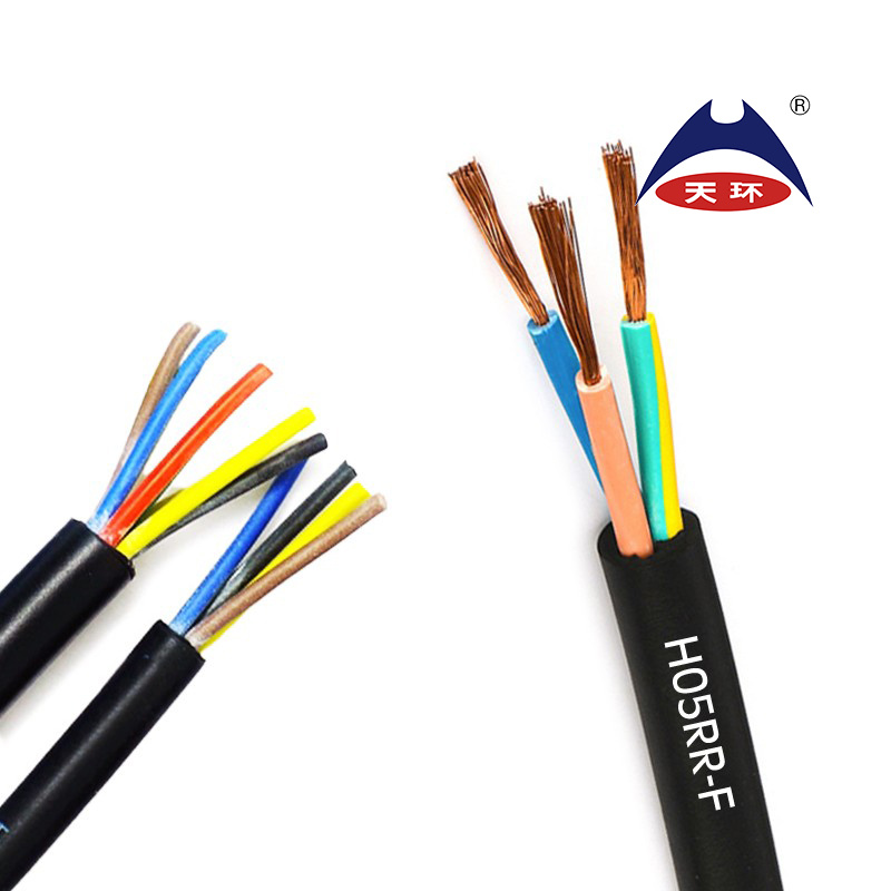 Flexible Rubber Welding Machine Cable H05rr-F with Multiple Core Options