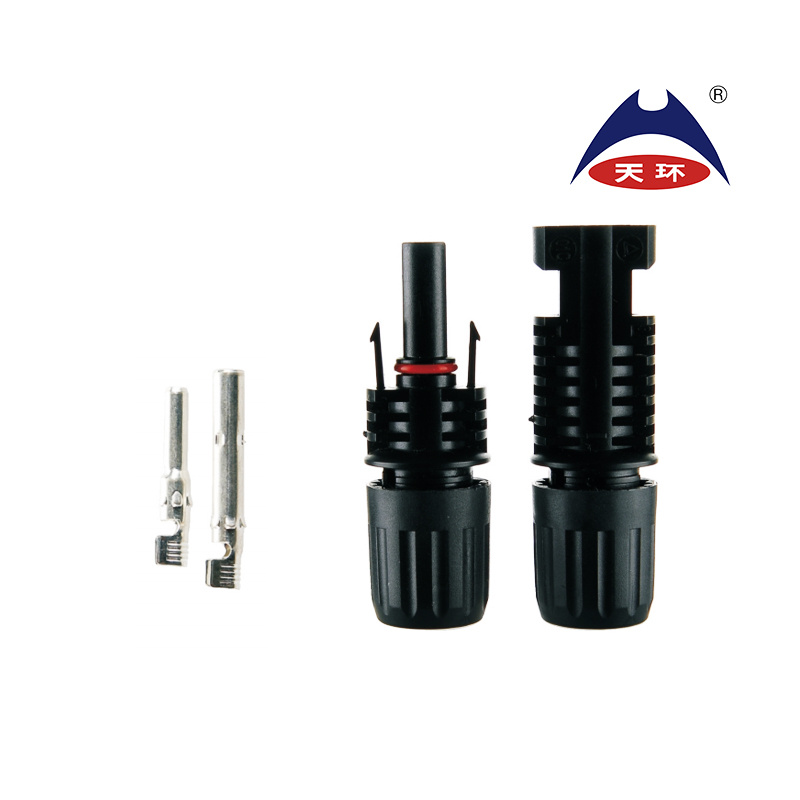 Good Quality PV Plugs Sockets Solar Panel Cable Connector by TUV Approved