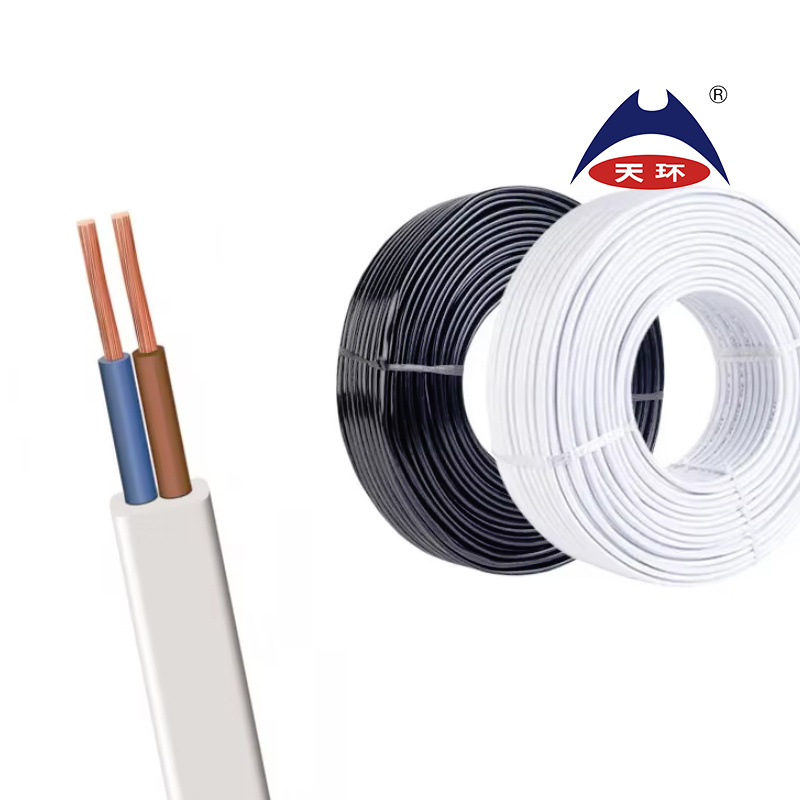 H03V2V2h2-F Flexible Flat PVC Insulated 2 Cores House Building Electric Wire
