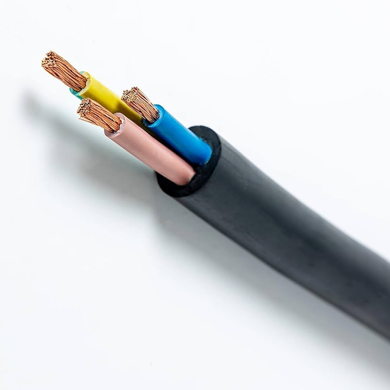 H05rn-F H07rn-F 2-Core 1.0mm2 TUV Certified Rubber Cable Power Cord Insulated Rubber Sheathed Wire