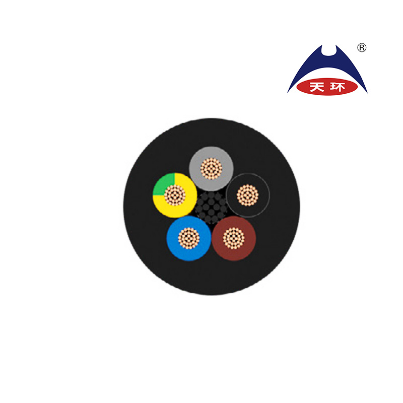H07rn-F Ad8 En 50525-2-21 Flexible Rubber Cable Soow / Sjoow Portable Power Cable