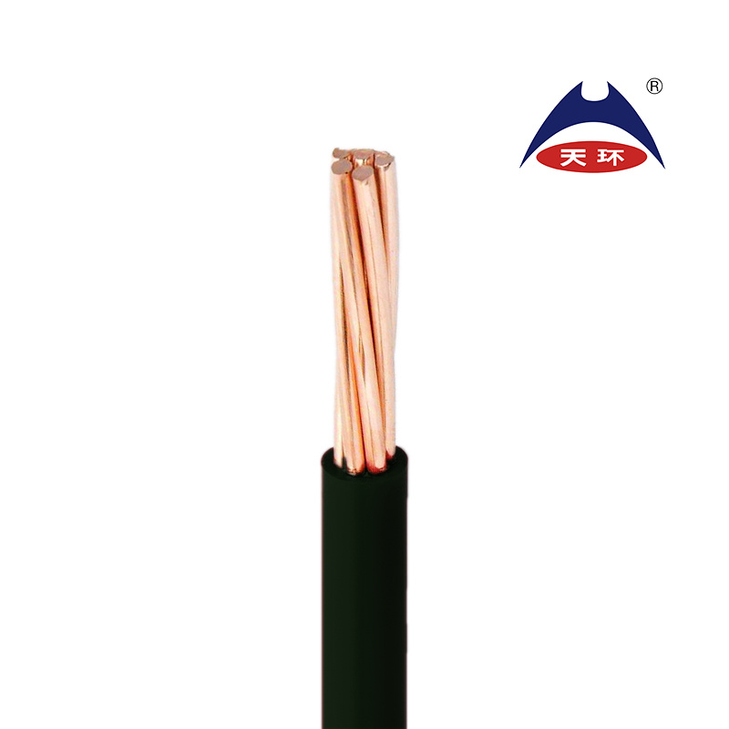 High-Quality Black PVC Insulated 2-Class Copper Conductor Electric Wire