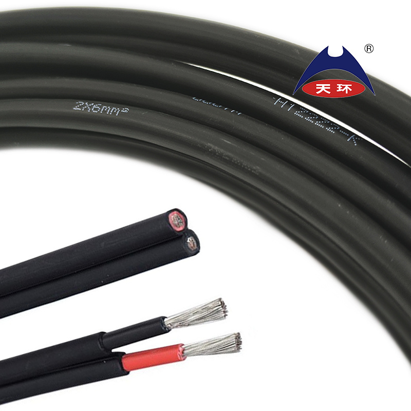 High Quality Eco-Friendly Heat-Resistant Soft Silicone Solar Cable for Solar Panel Systems
