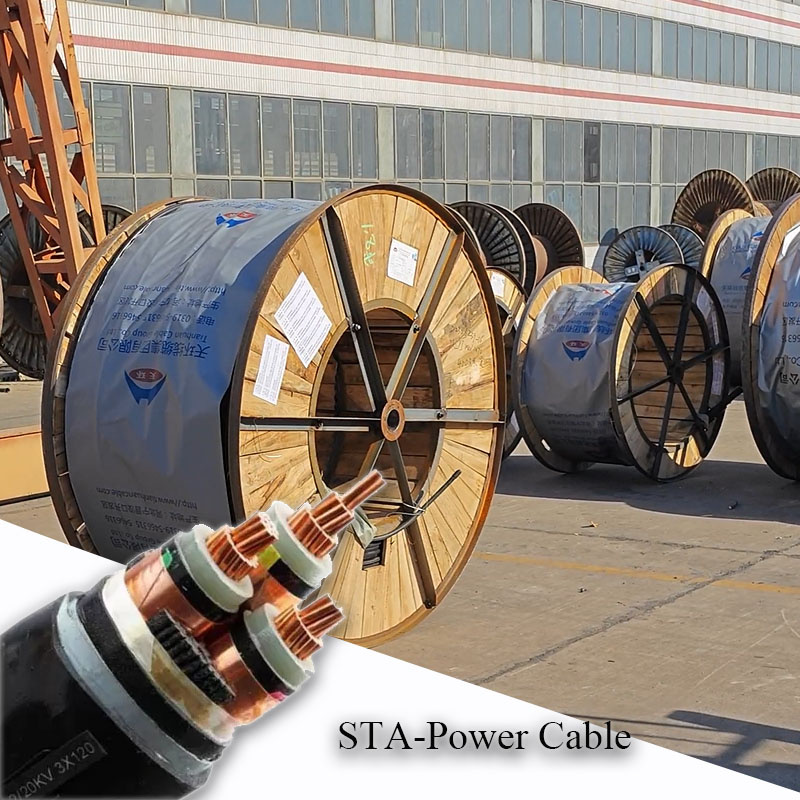 High Quality High-Purity Copper Low Pressure Durable Power Cable for Efficient Power Transmission