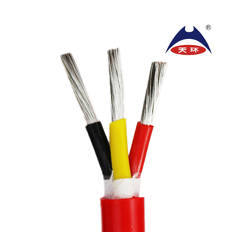 High Temperature Resistant Silicone Rubber Cable 0.6/1kv Flame Retardant Power Cable with Silicone Insulation Electric Wires