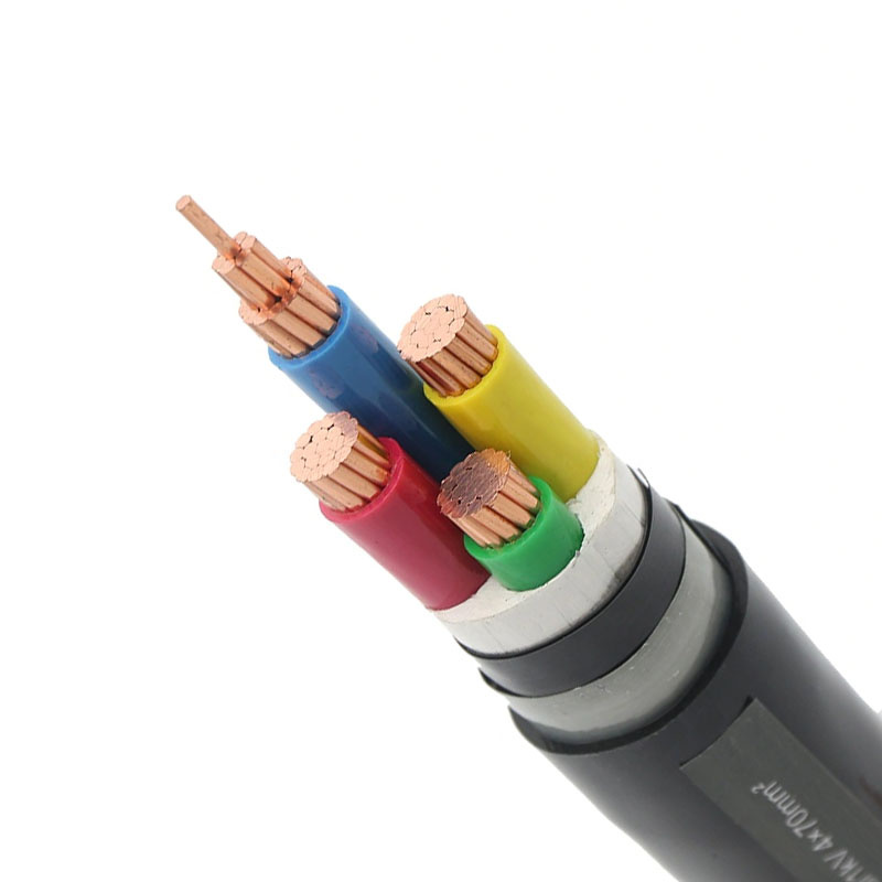 Cable blindado con propiedades térmicas de resistencia al ozono y retardante de llama de alta venta