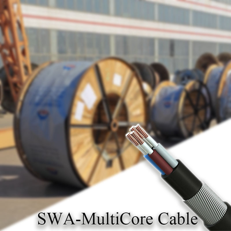 Cable blindado de alta venta, no tóxico, resistente a la intemperie, con propiedades térmicas para uso subterráneo