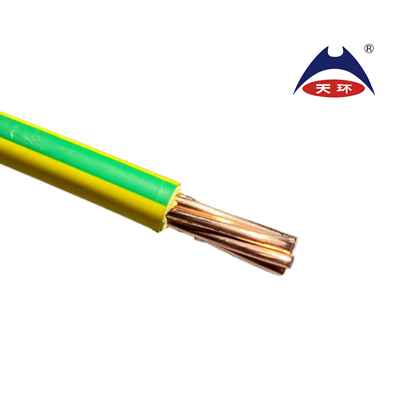 Cable eléctrico de conductor de cobre trenzado aislado de PVC de clase 2 para construcción y edificación