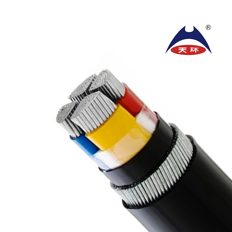 LV Mv XLPE Cable IEC 60502 Cu/XLPE/PVC Power Armoured Cable