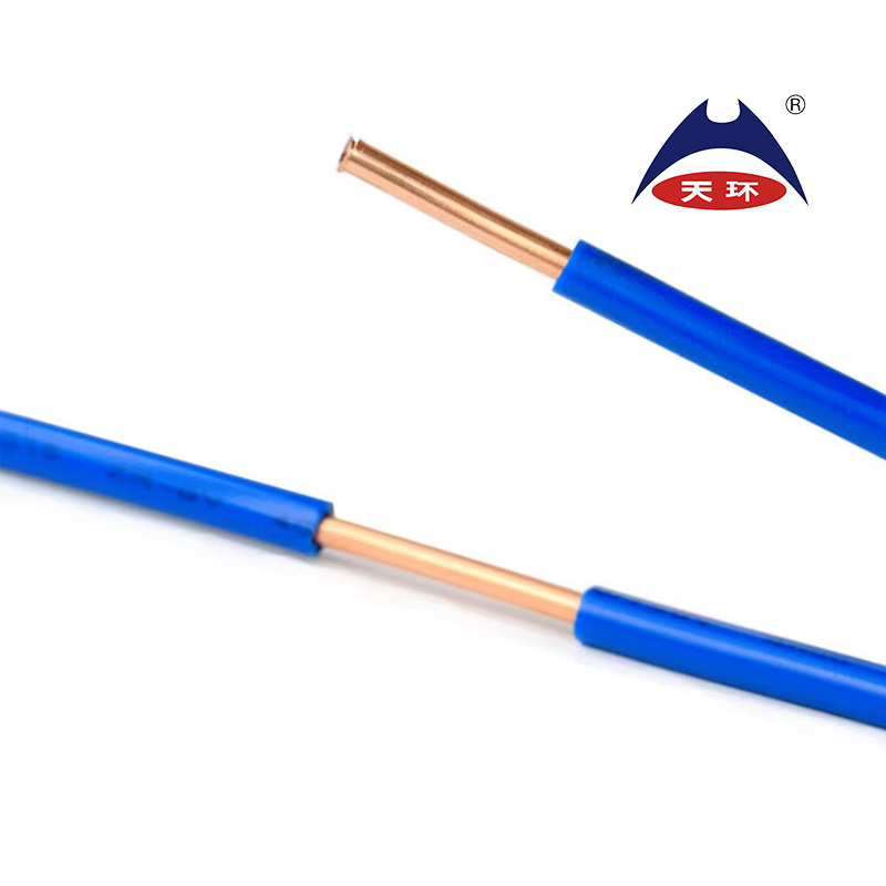 Nya 6491X H05V-Uh05V-U Cable Eléctrico de Construcción de Un Solo Núcleo 0.5mm2 1mm2 1.5mm2 2.5mm2 Cable de Cobre Sólido Eléctrico