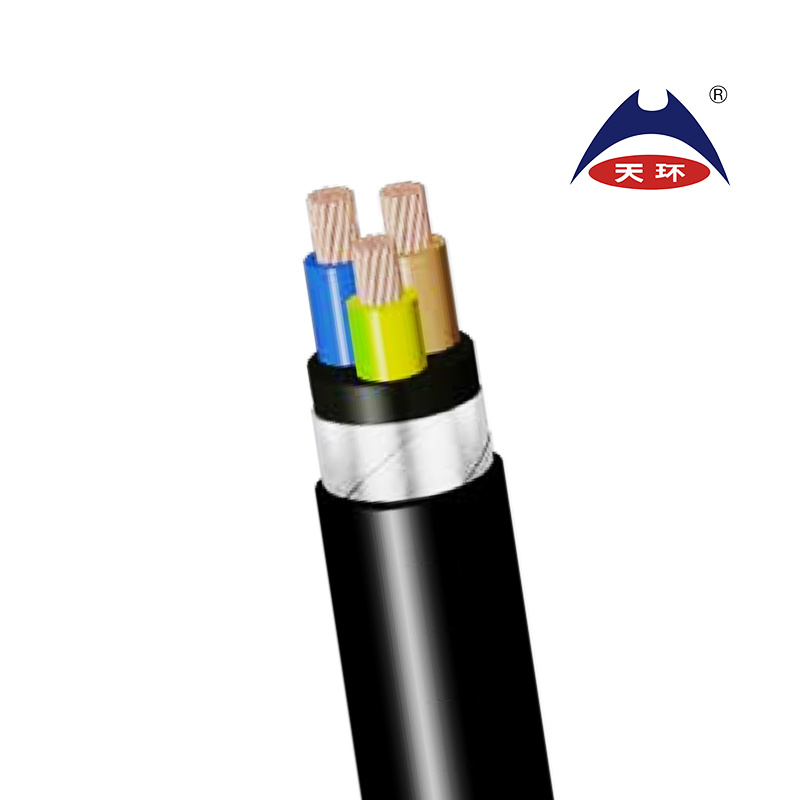 Nyby 0.6/1 Kv with Cu Conductors, PVC Insulated, Sta and PVC Sheathed Power Cable for High Level Mechanical Protection