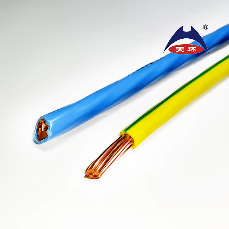 Products Flexible Wire Electrical Cables Manufacturer Wholesale H07V-R Multi Strand Copper PVC Building Tianjin Insulated Wire