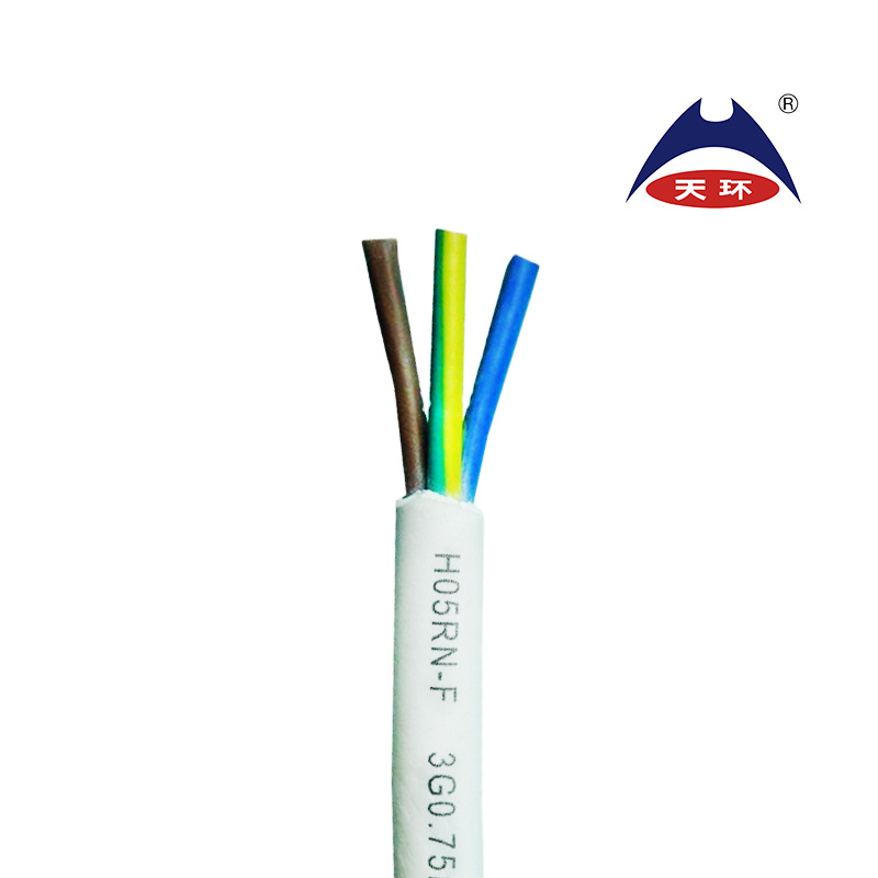 Cable de goma, cable de soldadura, aislamiento y funda de compuesto de goma EPR-CSP, cable de goma flexible