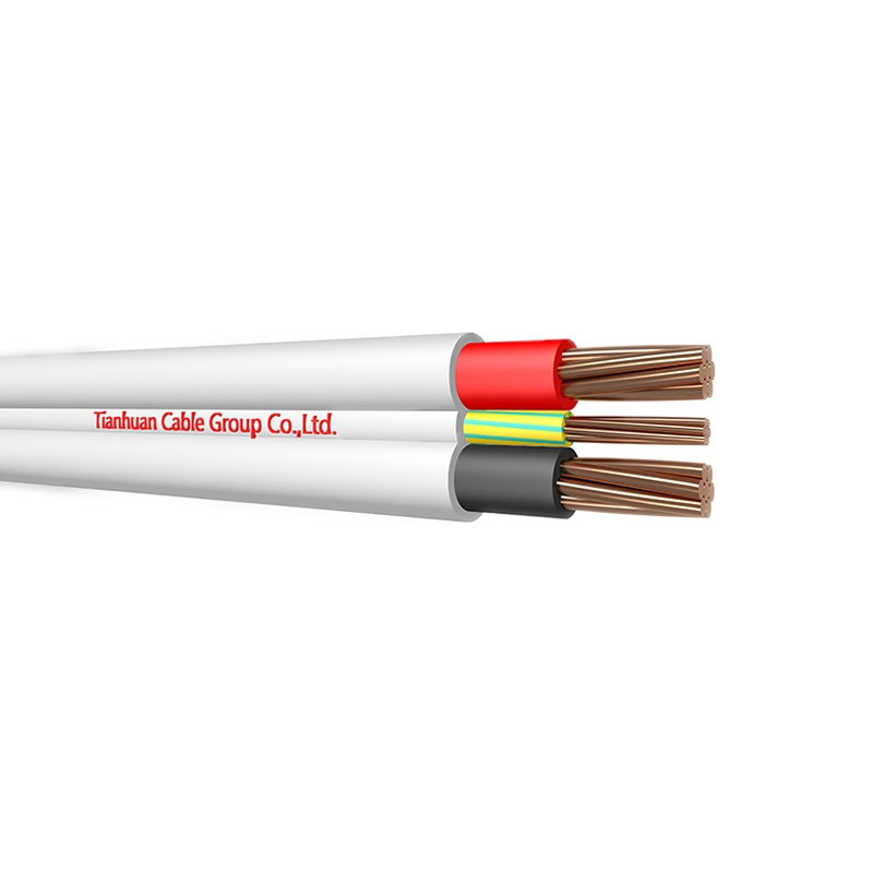 SAA 450/750V 300/500V 3c+E 2c+E Earth Flat TPS Cable