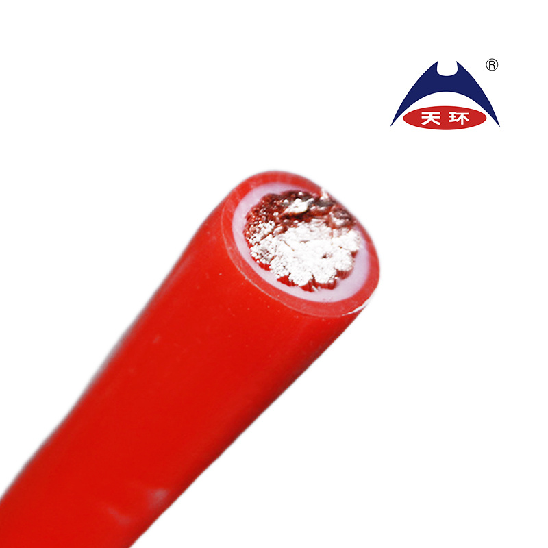 Single Core 4 2 1/0 2/0 3/0 AWG Gauge Tinned Copper High Temperature Resistant Flexible Welding Cable Silicone Wire Ycg