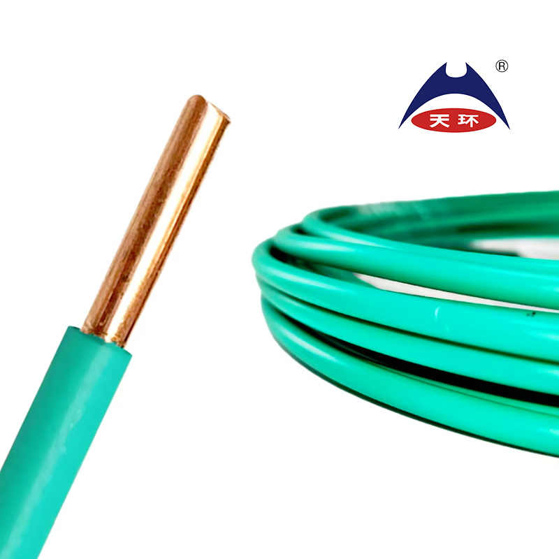 Single Core 4mm PVC Copper Electric Cable Insulated Home Wiring Material Building Applications Roll Packing-Nya BV H05V-U H07V-U