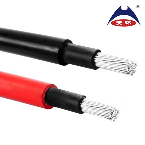 Single Core or Twin Cores Xlpo 2.5mm2 4mm2 6mm2 10mm2 DC Photovoltaic Extension Connection Wire PV Solar Cable