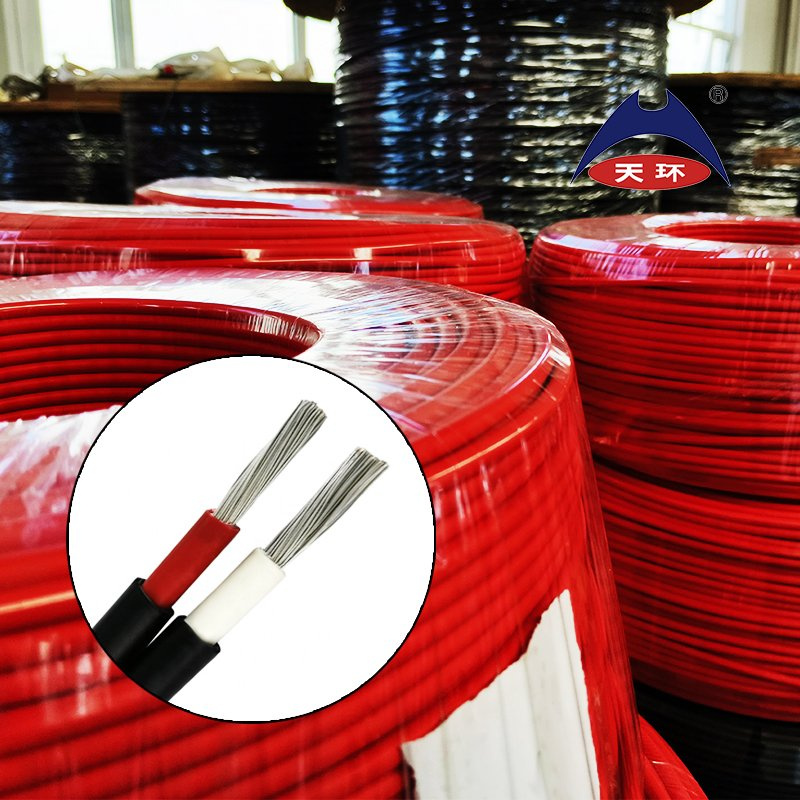 Solar Related Products Solar Kabel 6mm2 Twin Dual Cores 4mm2 Solaire Cable for Battery