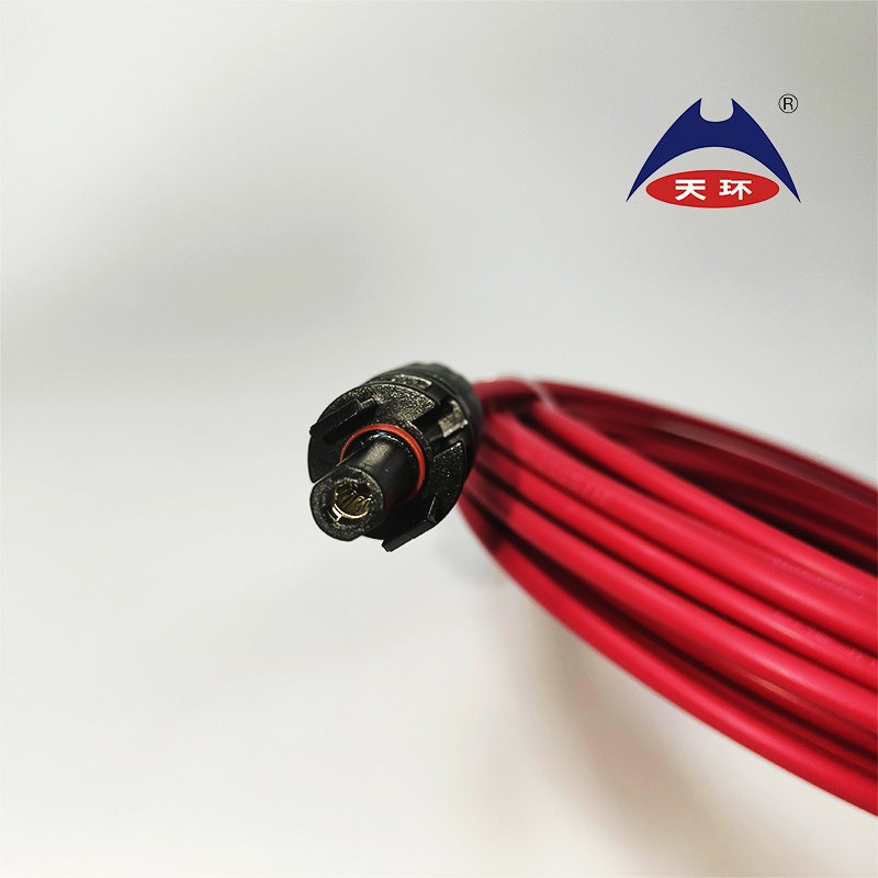 Strong Insulation Solar PV Wire with Connector Solar Panel Extension Cable