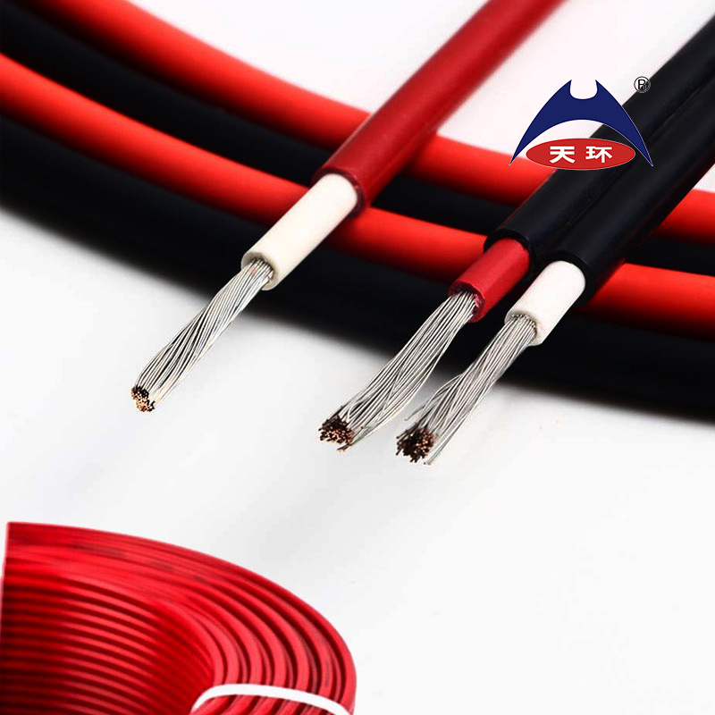 TUV Certified 4mm2 Xlpo DC Tinned Copper PV Cable for Solar Systems