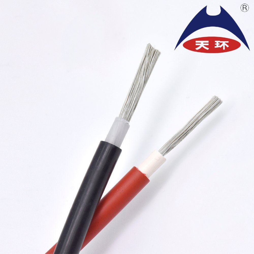 TUV Certified DC1.5kv 2.5mm 4mm 6mm Electric XLPE Insulated Tinned Copper Stranded Solar PV Wire Cable Price