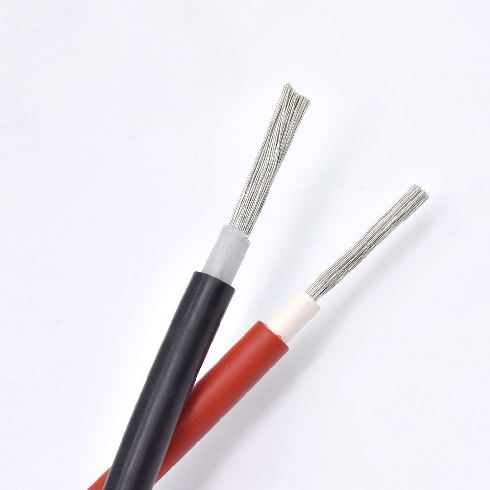 TUV Red or Black 4mm/6mm CPR Solar Cable PV Cable Manufacturers for Solar System Cable