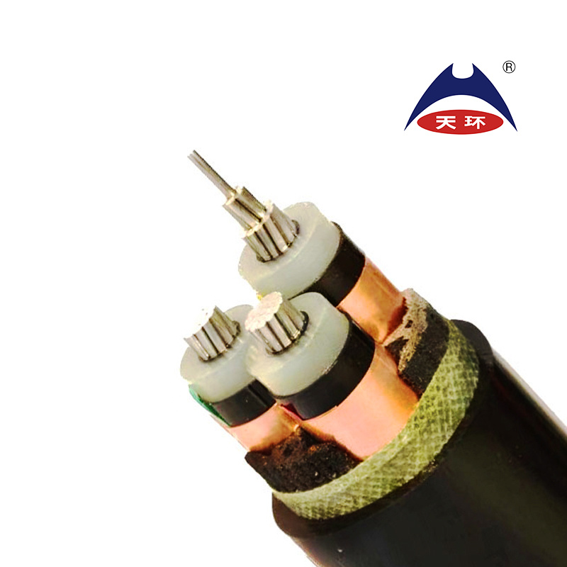 Fabricante de Cable de Potencia Eléctrica Aislado en XLPE/PVC de Tres Fases de Aluminio 50mm2