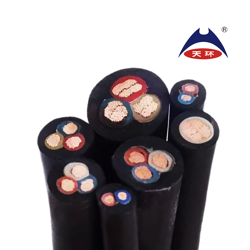 Tianhuan Soft Rubber Insulated Flexible Cable H07rn-F Rubber Cable