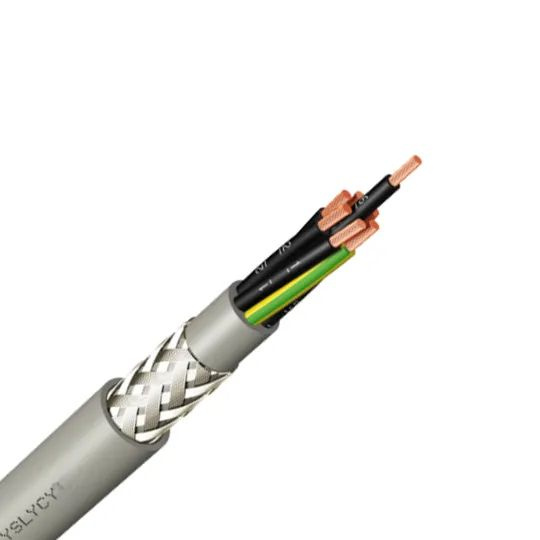 Cable de control trenzado de cobre estañado, Yslycy, aislado de PVC