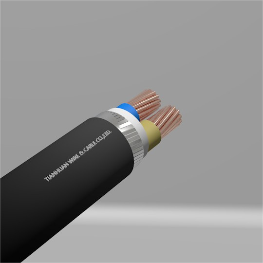 Cable blindado de resistencia sólida a la intemperie y a la radiación para uso bajo el agua