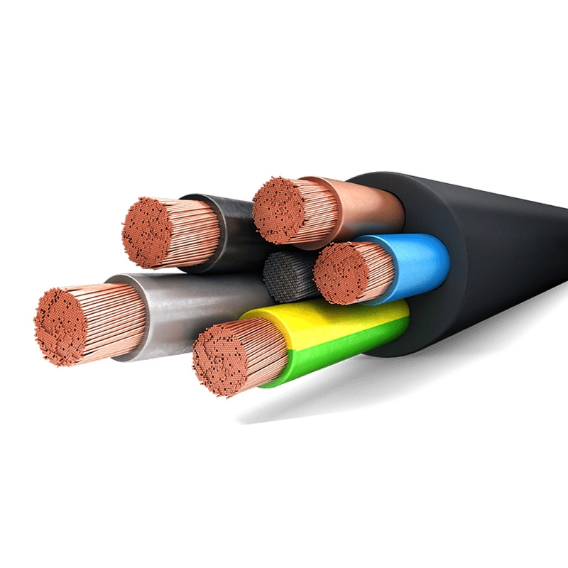 VDE 450/750V EU H07rn-F Cable 3G 1.5 5g1.5 5g6 3X1.5mm2 3X2.5mm 4X1.5mm2 5X6 5X16mm2 Kabel Flexible Rubber Cable