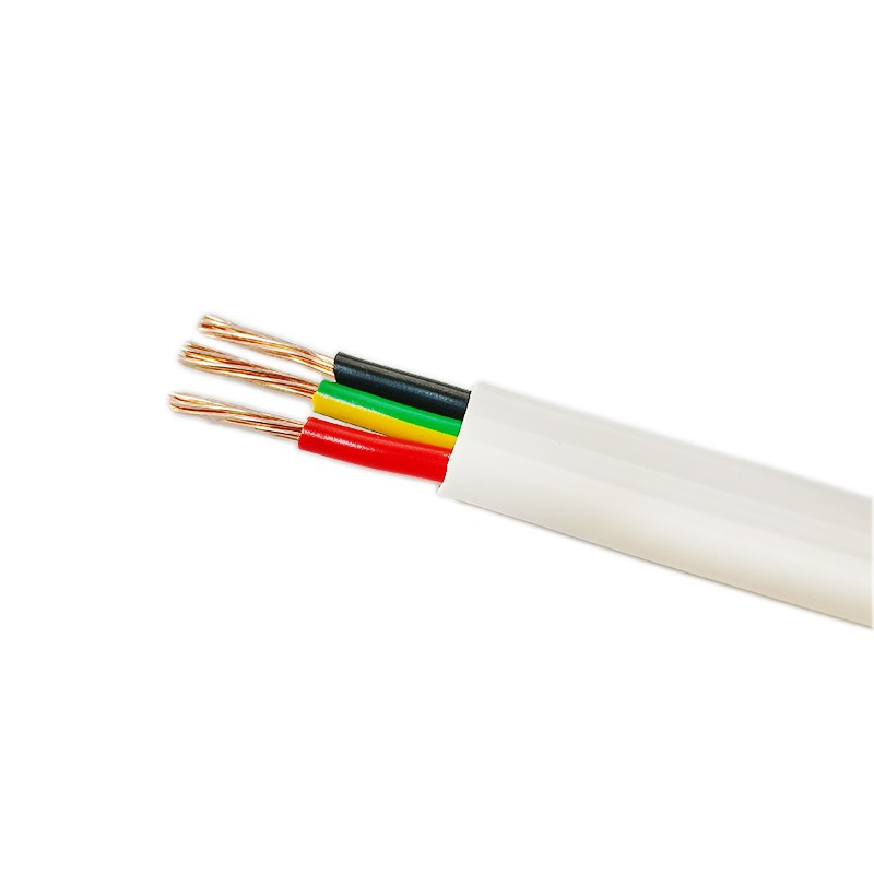 Wholesale PVC Insulated 1mm 1.5mm 2.5mm 4mm 6mm 10mm 2 Core 3 Core Electric Flexible Flat TPS Cable