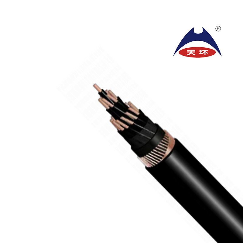 Cable de control con pantalla de cobre concéntrico aislado con XLPE y revestimiento de PVC
