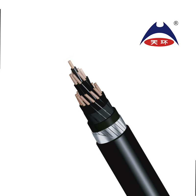 XLPE Insulated Galvanized Flat Steel Wire Armor PVC Sheathed Control Cable