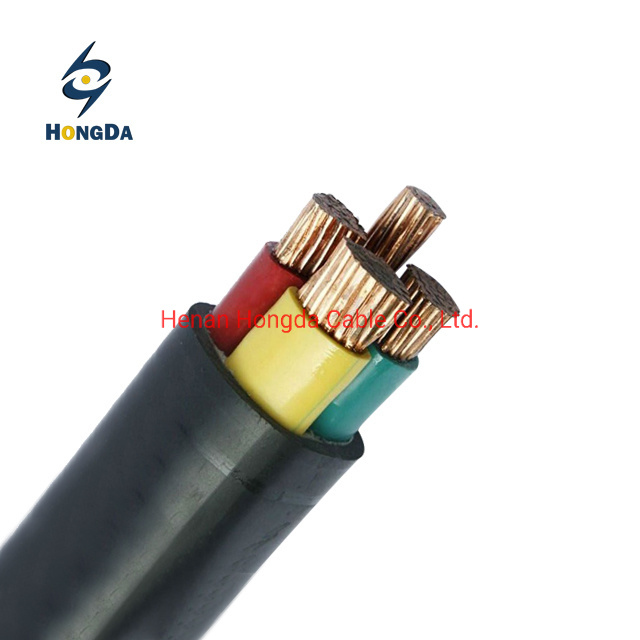 0.6/1kv 120mm2 PVC Insulated Copper 4 Core Power Electric Cable