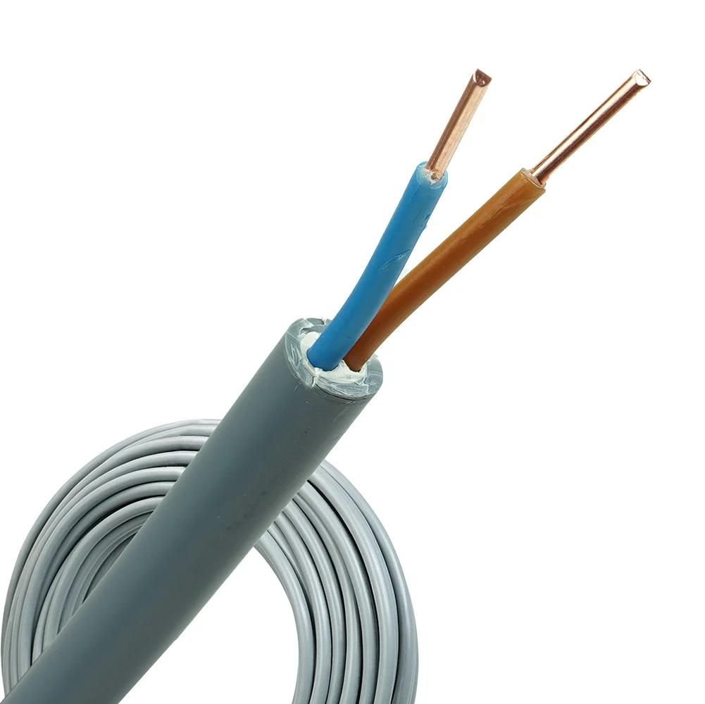 0.6/ 1kv 2X2.5mm2 Solid Copper Conductor 2 Core Control Cable