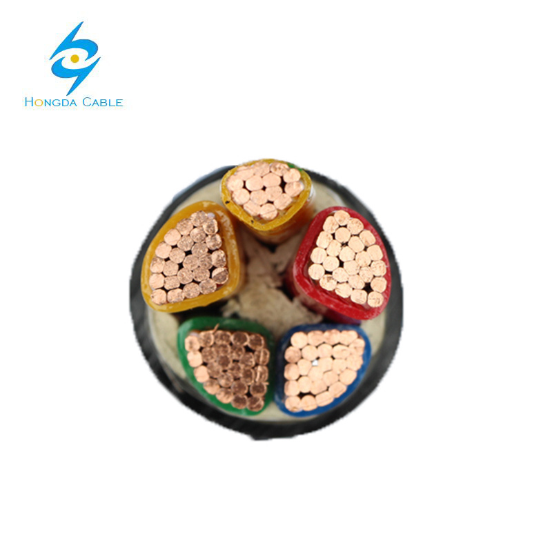 0.6/1kv 4X120+70mm2 Cable de potencia de cobre PVC/PVC
