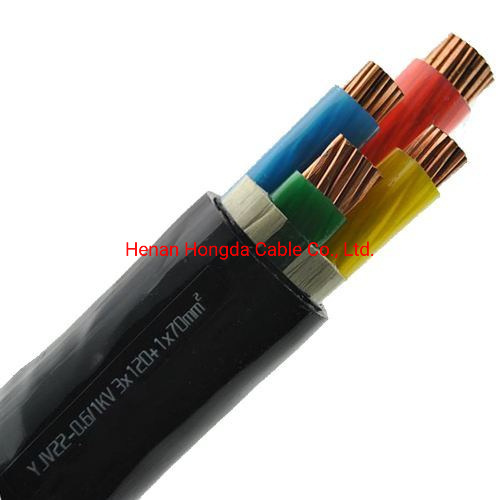 0.6/1kv Cu/XLPE/PVC Copper Conductor XLPE Insualted PVC Sheathed 16mm 4 Core