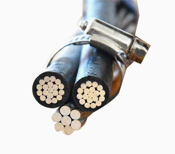 0.6/1kv PVC / XLPE Aluminium Conductor Aerial Bundled Cable Twisted ABC Cable