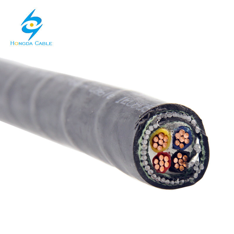 0.6-1kv Power Cable 4X16 4X35 4X70 4X95 4X120 4X150 4X185 Yjv32 Cu/XLPE/PVC/Swa Armoured Cable