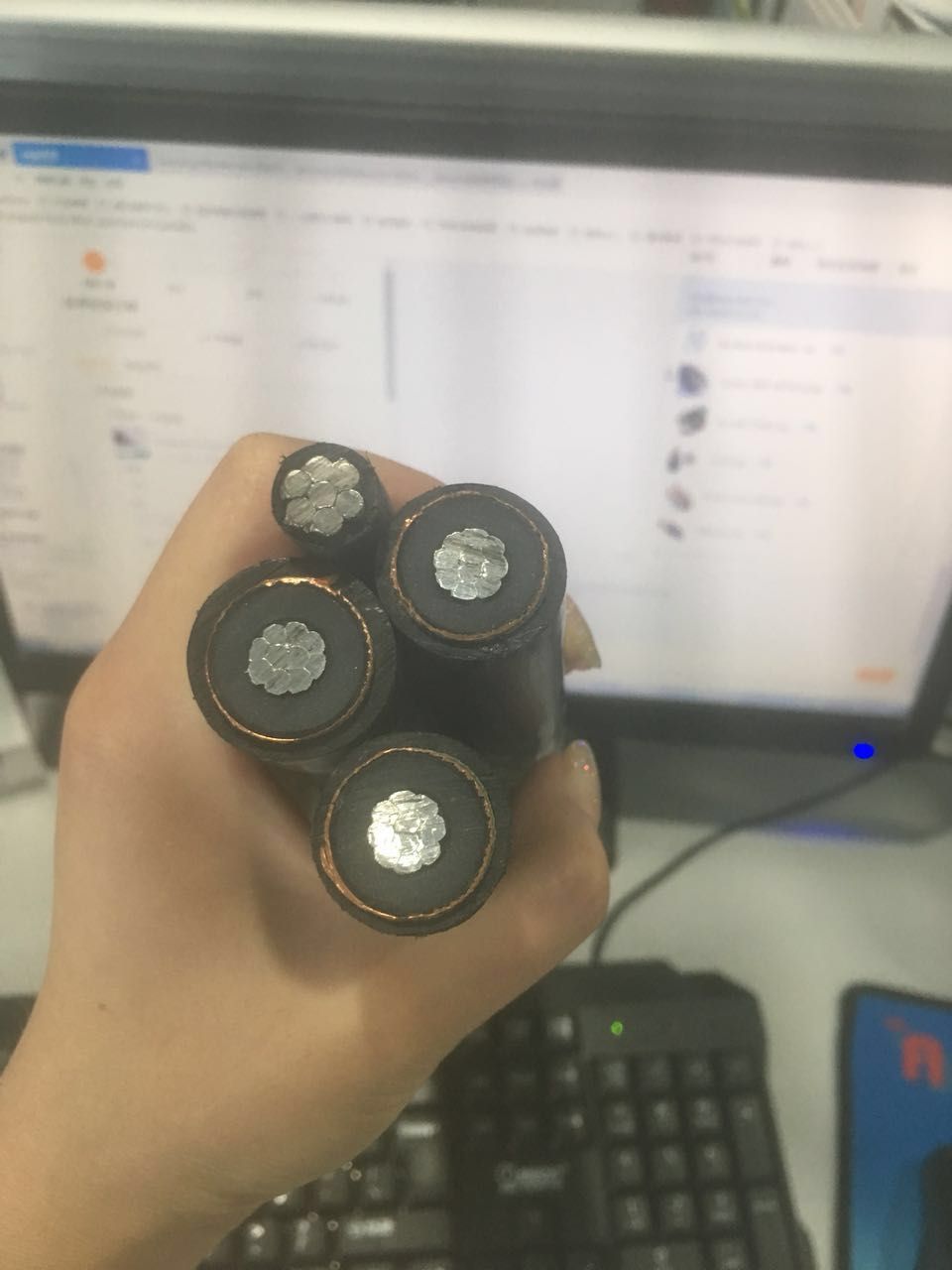0.6/1kv XLPE/PE Insulated ABC Cable, Quadruplex Service Drop, Aluminum Wire