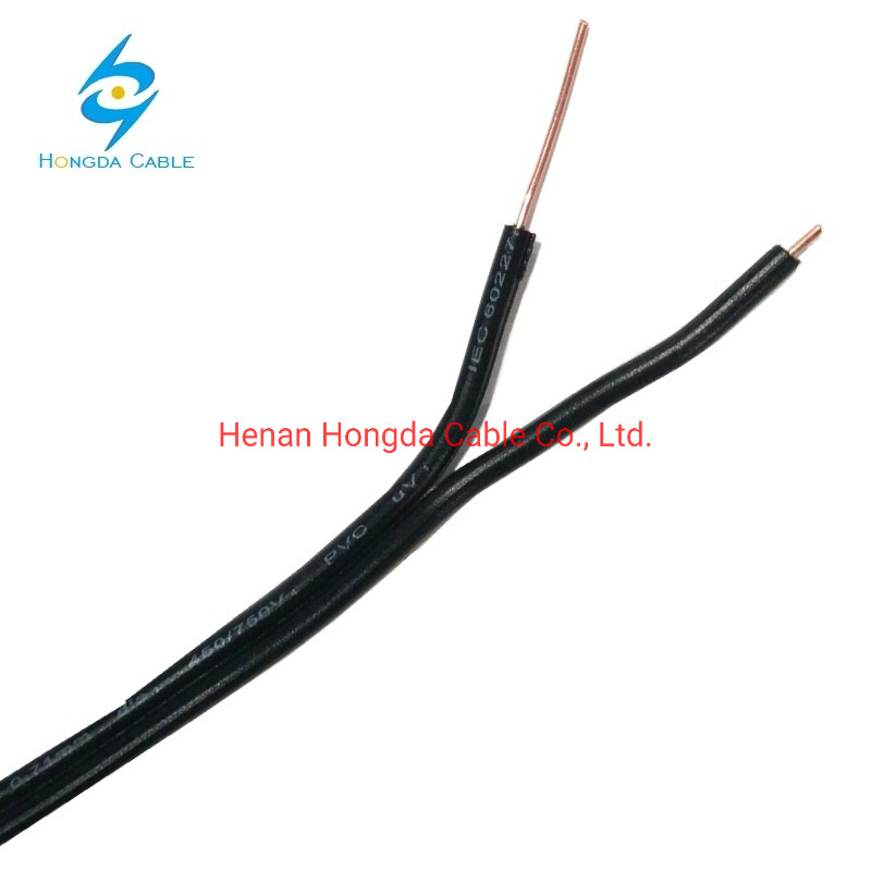 0.71mm 0.8mm Cable de teléfono de cobre con resistencia a los rayos UV, aislamiento de PVC/PE