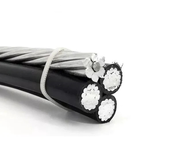 1/0-1/0-1/0-1/0 Shetland Aluminum Neutral-Supported Multiplex Conductor Quadruplex Overhead Service Drop Cable