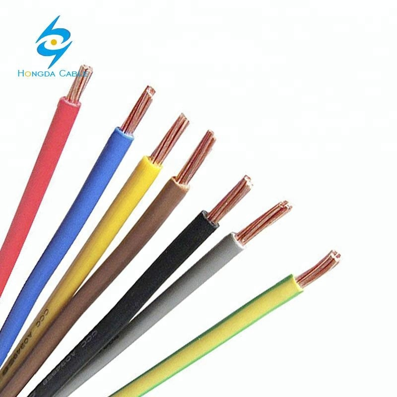 1.5mm 2.5mm 4mm 6mm 10mm Single Core Copper PVC House Wiring Electrical Cable and Wire Price