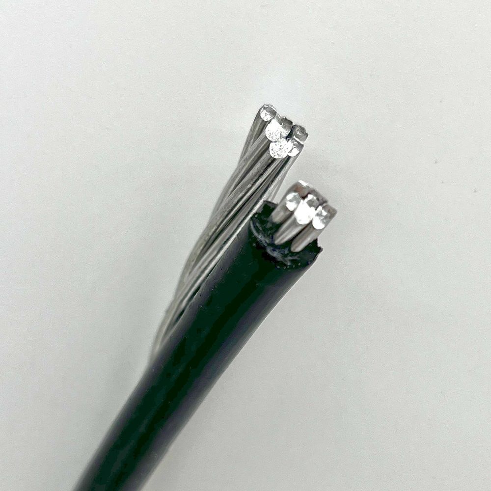 1*6AWG+6AWG Duplex 6/7 ACSR Shepherd Neutral Supported Secondary Service Drop Cable