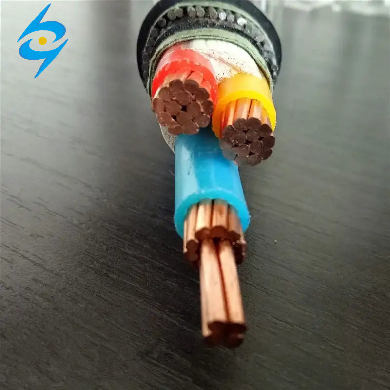 10mm 16mm 25mm 3 Cable eléctrico de cobre XLPE con armadura de acero y alambre de núcleo